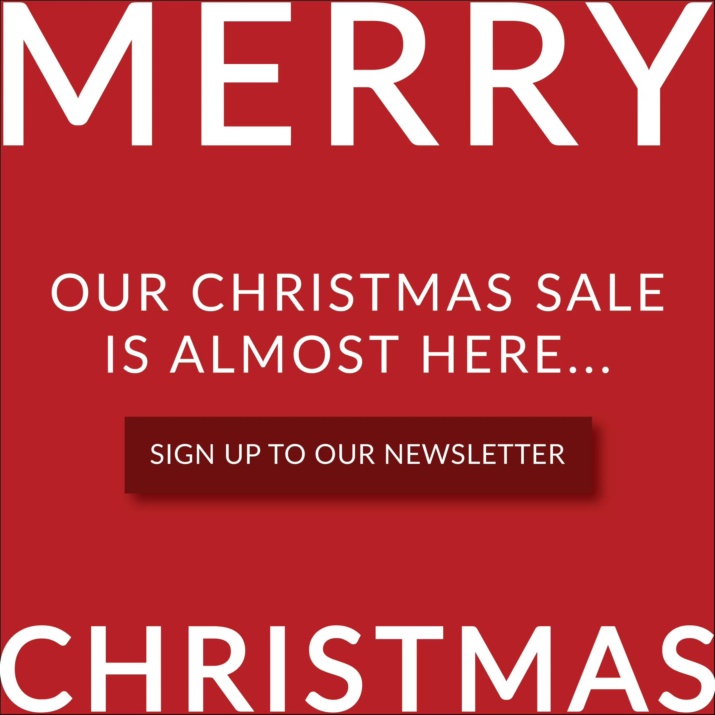 Christmas Sale at Oakley Hall