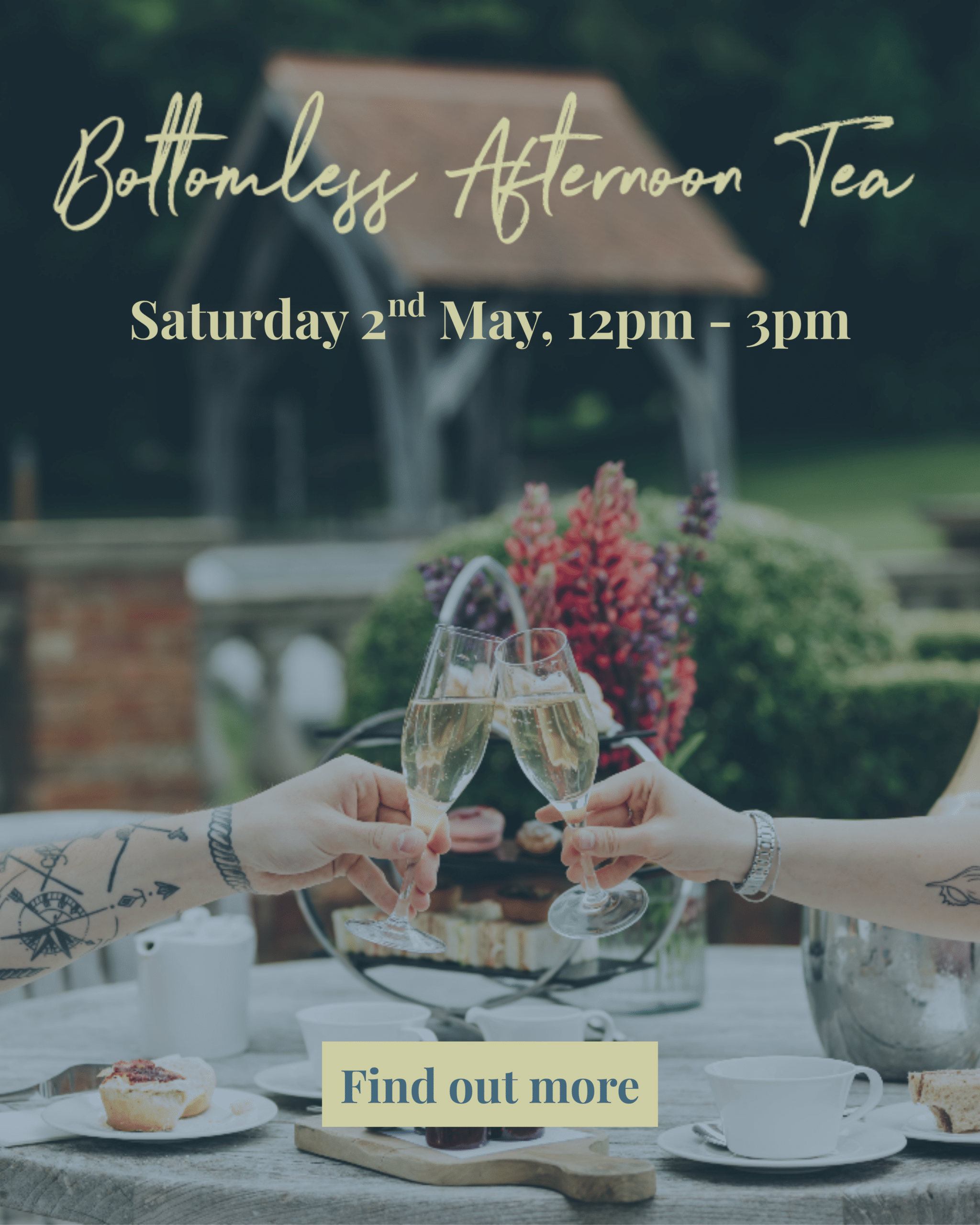 Bottomless Afternoon Tea in Hampshire